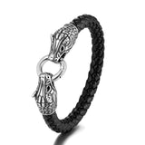 Bracelet Cuir Homme Symboles Vikings Protection - Biloria