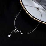 Bracelet de Cheville Septentrion en Argent 925 avec Zircons - Biloria