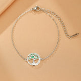 Bracelet Émeraude Arbre de Vie – Harmonie au Quotidien - Biloria