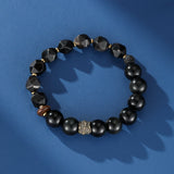 Bracelet en Obsidienne pour Homme – Protection et Force Intérieure - Biloria