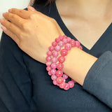 Bracelet en Rhodonite Naturelle – Sérénité et Équilibre Émotionnel - Biloria
