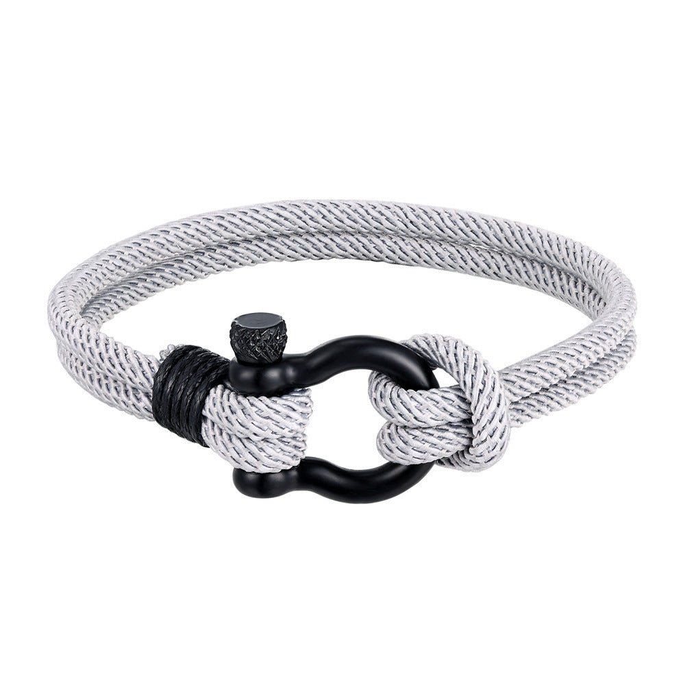 Bracelet Homme Cordon Milan - Courage Coloré - Biloria