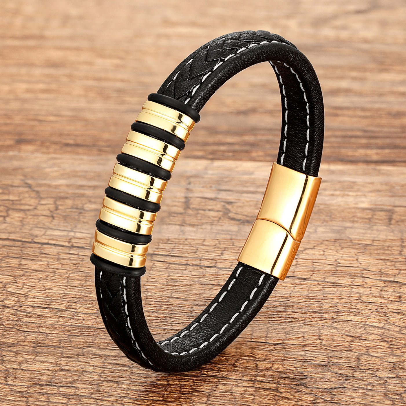 Bracelet Homme Cuir Essentiel Minimaliste – Artisanat Fait Main - Biloria