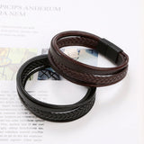 Bracelet Homme Cuir Tressé – Force et Sérénité - Biloria