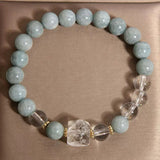 Bracelet Jade et Cristal de Roche – Cadeau Harmonie - Biloria