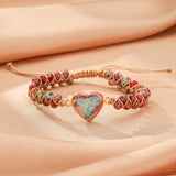 Bracelet Jaspe Cœur pour l'Amour et l'Équilibre - Biloria