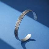 Bracelet Jonc Acier Nœud d'Éternité Celtique Homme - Biloria