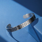 Bracelet Jonc Acier Nœud d'Éternité Celtique Homme - Biloria