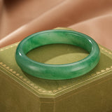 Bracelet Jonc Aventurine Verte Fait Main - Biloria