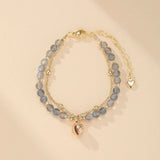 Bracelet Labradorite Artisanal Fait Main – Protection et Sérénité - Biloria