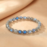 Bracelet Labradorite aux reflets irisés – protection et intuition - Biloria