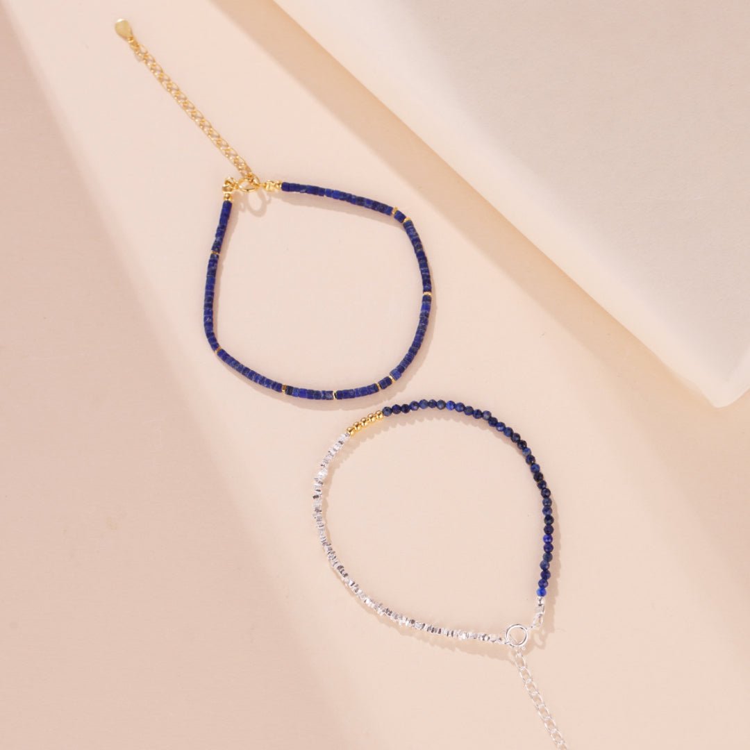 Bracelet Lapis Lazuli Argent S925 – Harmonie et Protection - Biloria