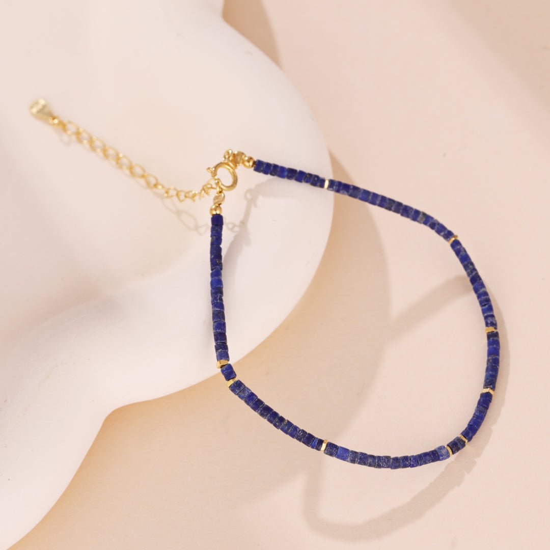 Bracelet Lapis Lazuli Argent S925 – Harmonie et Protection - Biloria