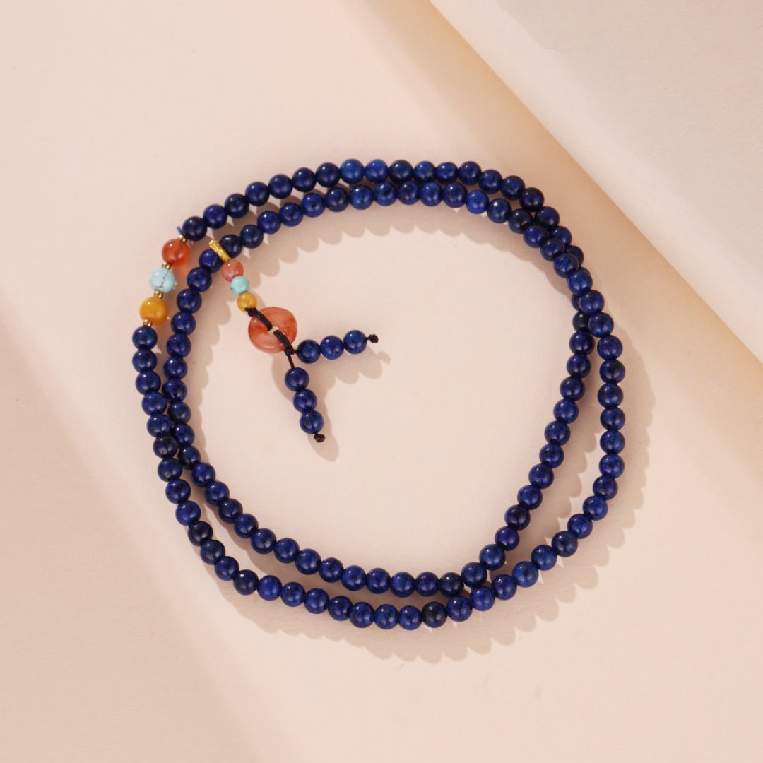 Bracelet Mâlâ Lapis Lazuli – Éveil et Harmonie Intérieure - Biloria