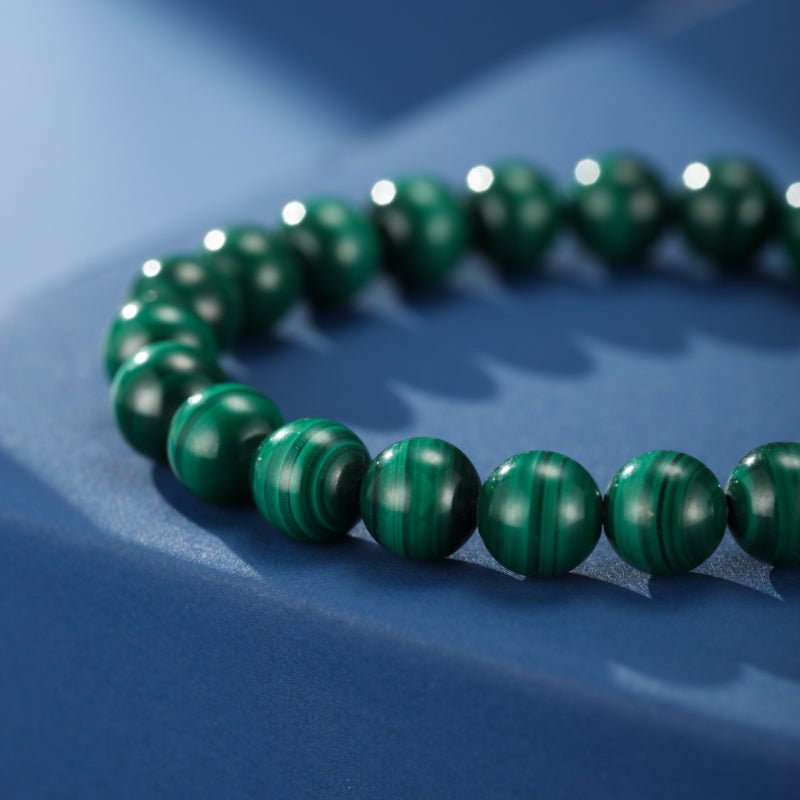 Bracelet Malachite Pierre Naturelle Protection Émotionnelle - Biloria