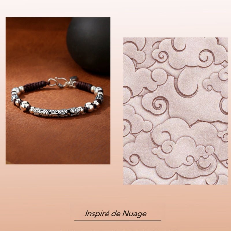 Bracelet Nuage de Bonheur Argent 925 pour Homme - Biloria