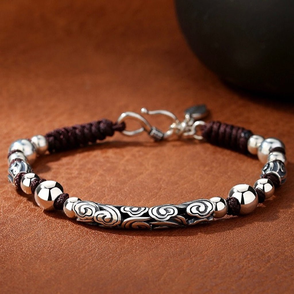 Bracelet Nuage de Bonheur Argent 925 pour Homme - Biloria