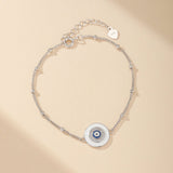Bracelet Œil de Sérénité en Argent 925 – Protection Spirituelle - Biloria