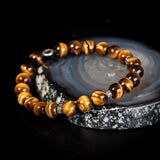 Bracelet Œil de Tigre Argent 925 Homme – Protection et Confiance - Biloria