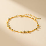 Bracelet Or Vitalité Artisanal - Bijou Fil de Cuivre - Biloria