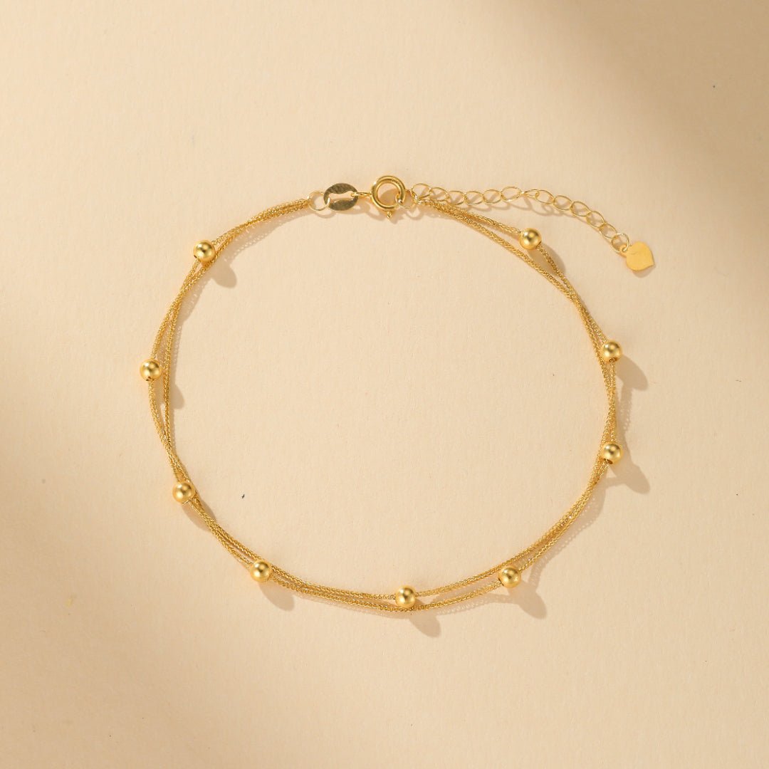 Bracelet Or Vitalité Artisanal - Bijou Fil de Cuivre - Biloria
