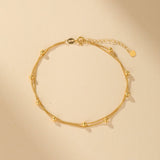 Bracelet Or Vitalité Artisanal - Bijou Fil de Cuivre - Biloria