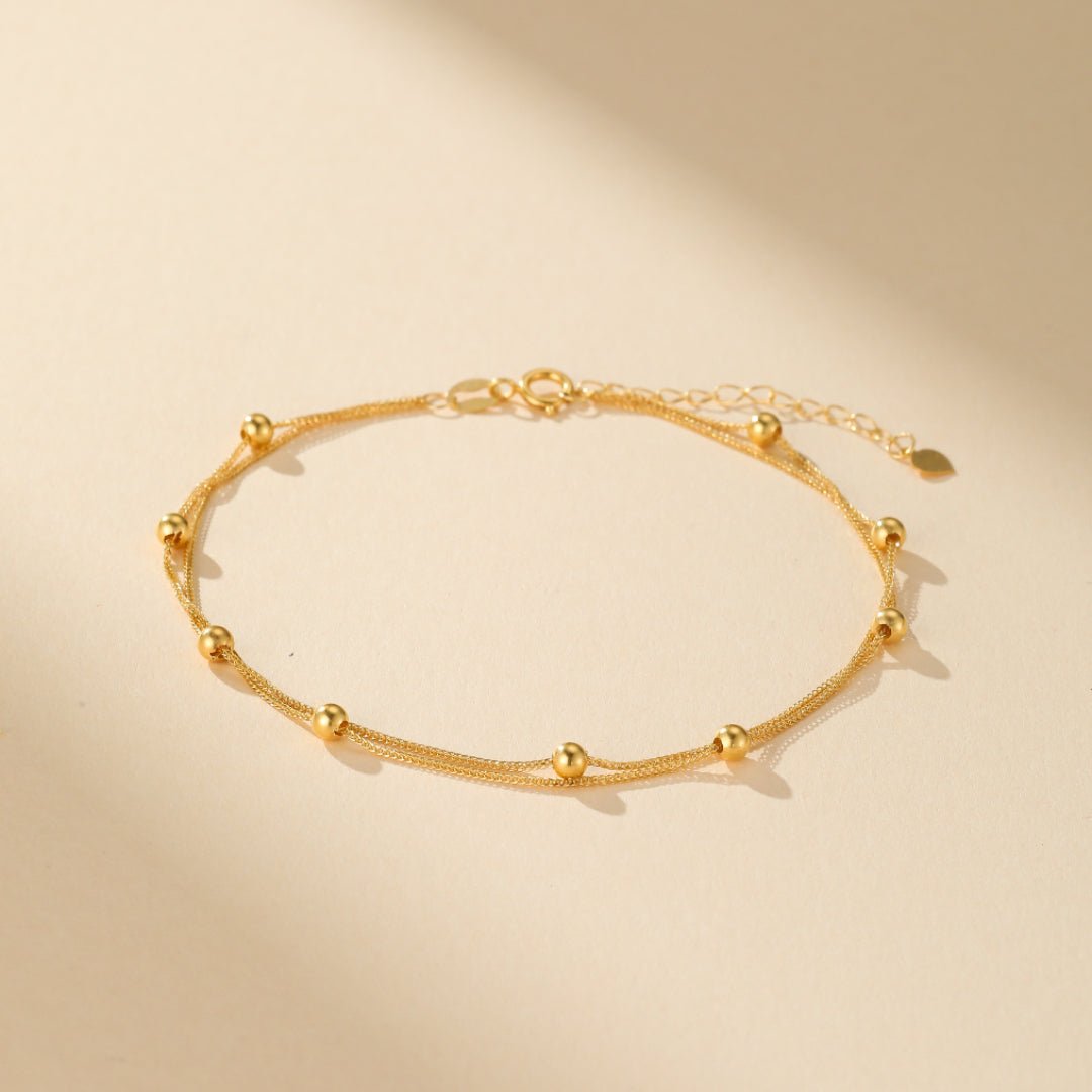 Bracelet Or Vitalité Artisanal - Bijou Fil de Cuivre - Biloria