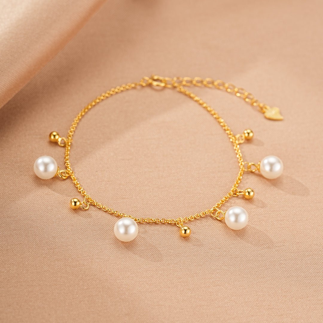 Bracelet Perles Naturelles Argent 925 – Danse Lumineuse - Biloria