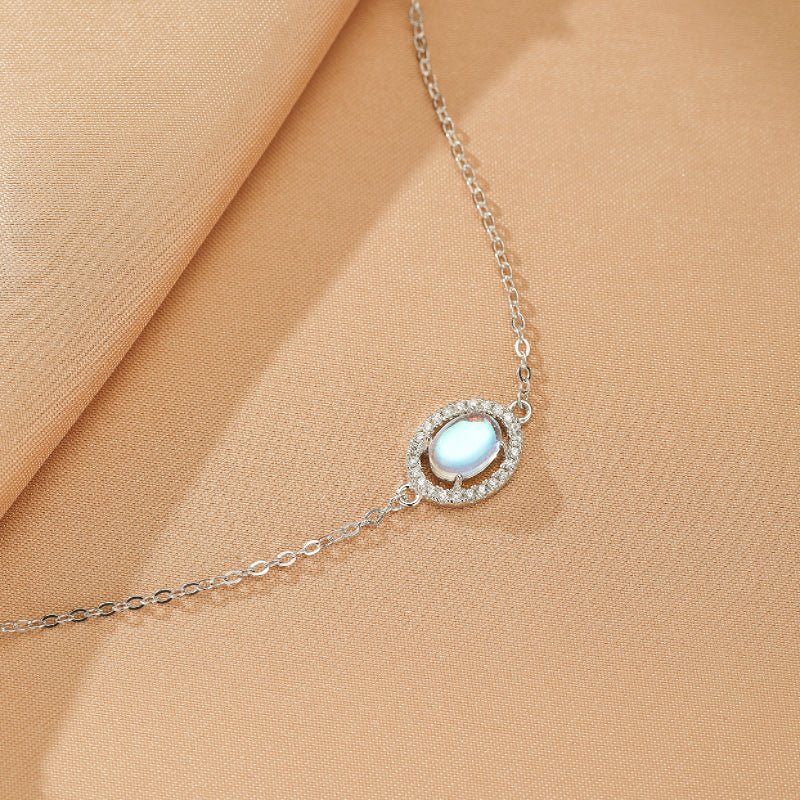 Bracelet Pierre de Lune Argent 925 – Bijou Féminin pour l'Intuition - Biloria