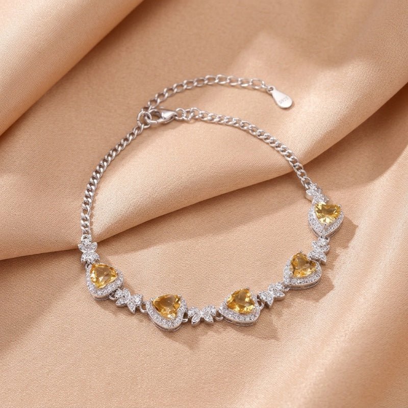 Bracelet Pierres Fines Multicolore Argent Aura Envoûtante - Biloria