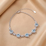 Bracelet Pierres Fines Multicolore Argent Aura Envoûtante - Biloria