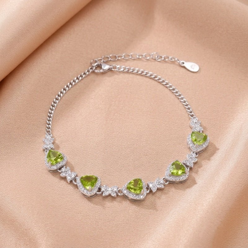Bracelet Pierres Fines Multicolore Argent Aura Envoûtante - Biloria