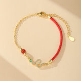 Bracelet Serpent Fil Rouge Feng Shui - Protection et Énergie - Biloria