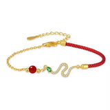 Bracelet Serpent Fil Rouge Feng Shui - Protection et Énergie - Biloria