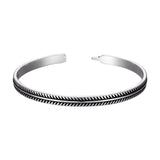 Bracelet Tibétain Trio Essence – Apatite Bleue, Argent et Fil Tressé - Biloria