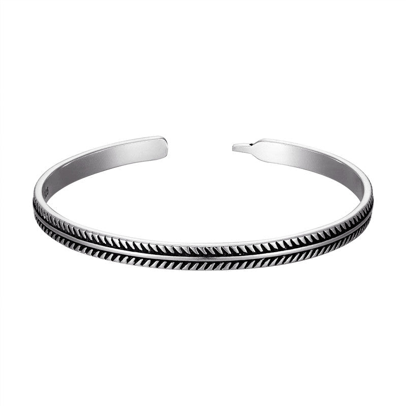 Bracelet Tibétain Trio Essence – Apatite Bleue, Argent et Fil Tressé - Biloria