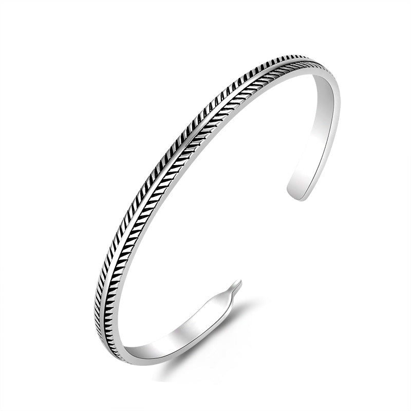 Bracelet Tibétain Trio Essence – Apatite Bleue, Argent et Fil Tressé - Biloria
