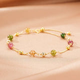 Bracelet Tourmaline Multicolore – Énergies et Renouveau - Biloria