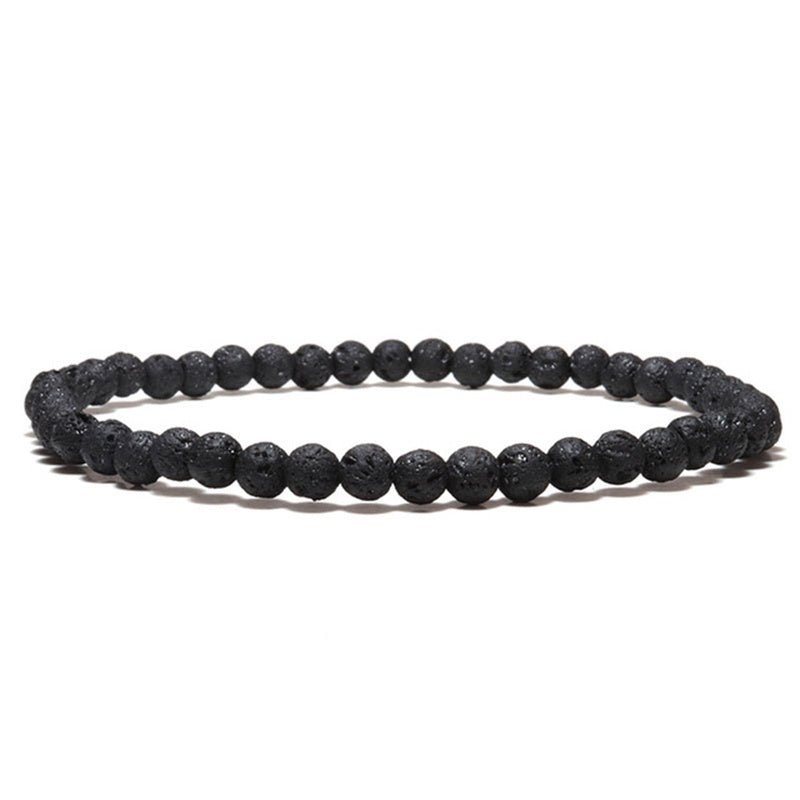 Bracelet Trio Tibétain Confiance Pierre de Lave - Biloria