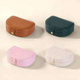 Coffret à Bijoux en Cuir Nomade – Rangement Velours pour Voyage - Biloria
