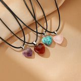 Collier Agate Rouge – Cœur Vital : Passion et Ancrage - Biloria