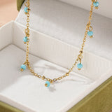 Collier Amazonite Gouttes Solaires - Bijou Fait Main - Biloria