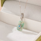 Collier Amazonite Turquoise Zircon Aura Boréale - Biloria