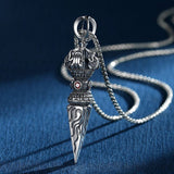 Collier Balise du Brave en Argent S925 pour Homme - Biloria