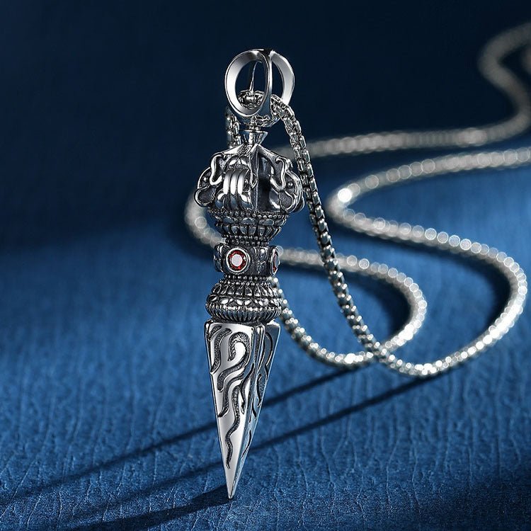 Collier Balise du Brave en Argent S925 pour Homme - Biloria