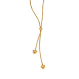 Collier Cœur Acier Inoxydable Doré – Symbole d'Amour - Biloria