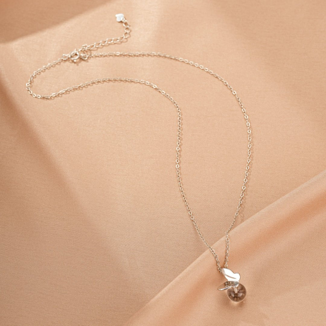 Collier Cristal de Roche Argent 925 – Clarté & Pureté - Biloria