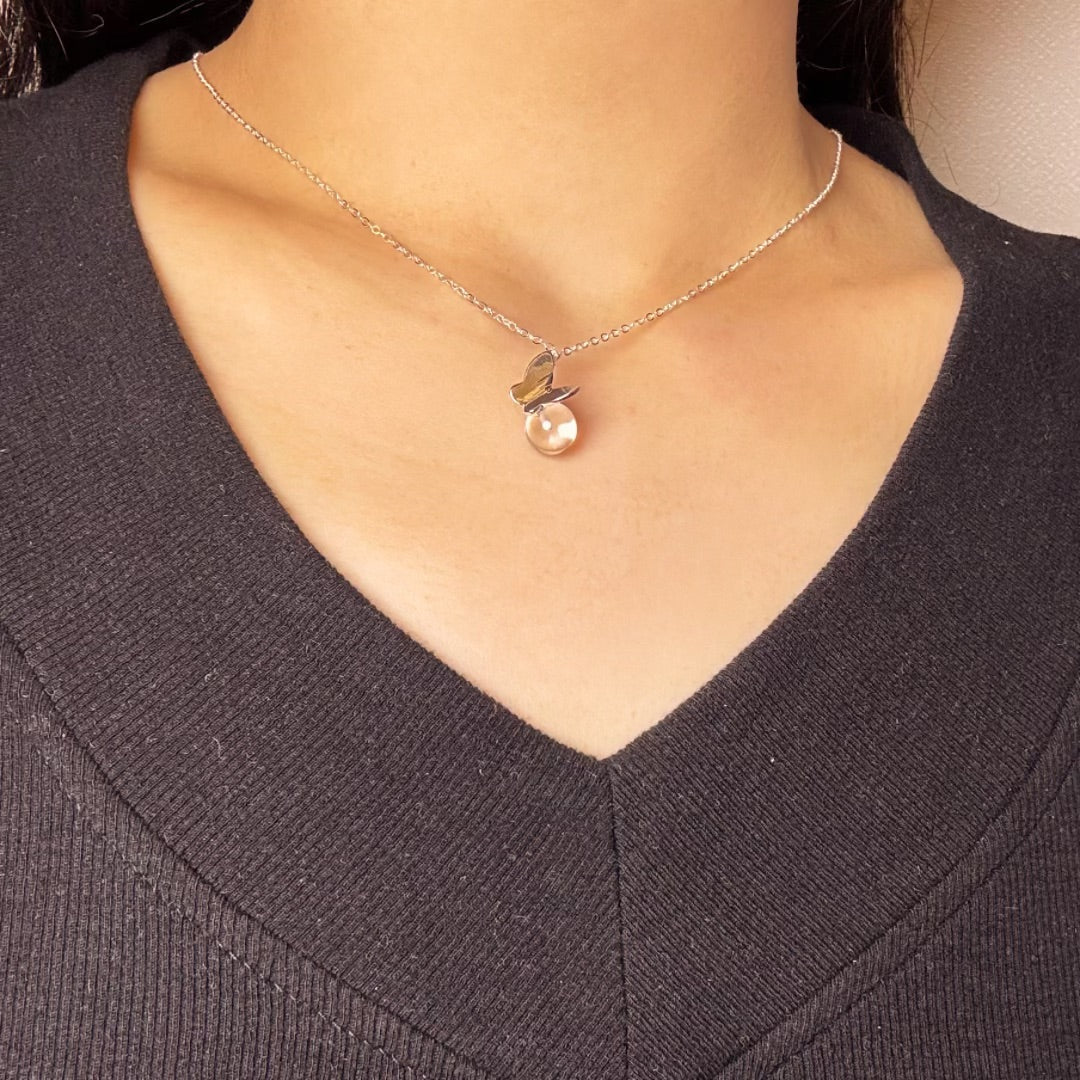 Collier Cristal de Roche Argent 925 – Clarté & Pureté - Biloria