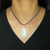 Collier Cristal de Roche Goutte – Clarté et Harmonie - Biloria