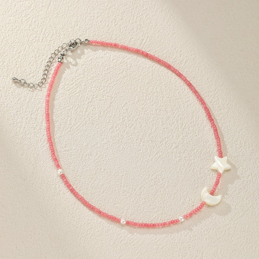Collier Enfant Nacre et Perle - Mini Charms Doux et Magiques - Biloria